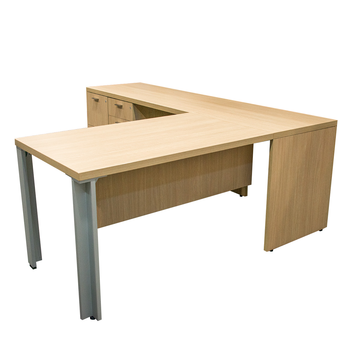 Used Knoll Reff Profile L-Shape Desk W/ File, File and Box, Box, File ...