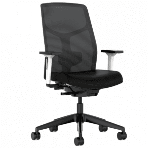 AIS Chelsea 5100 Task Chair W/ White Frame 3D Arm, Integrated Lumbar (New-In-Box)